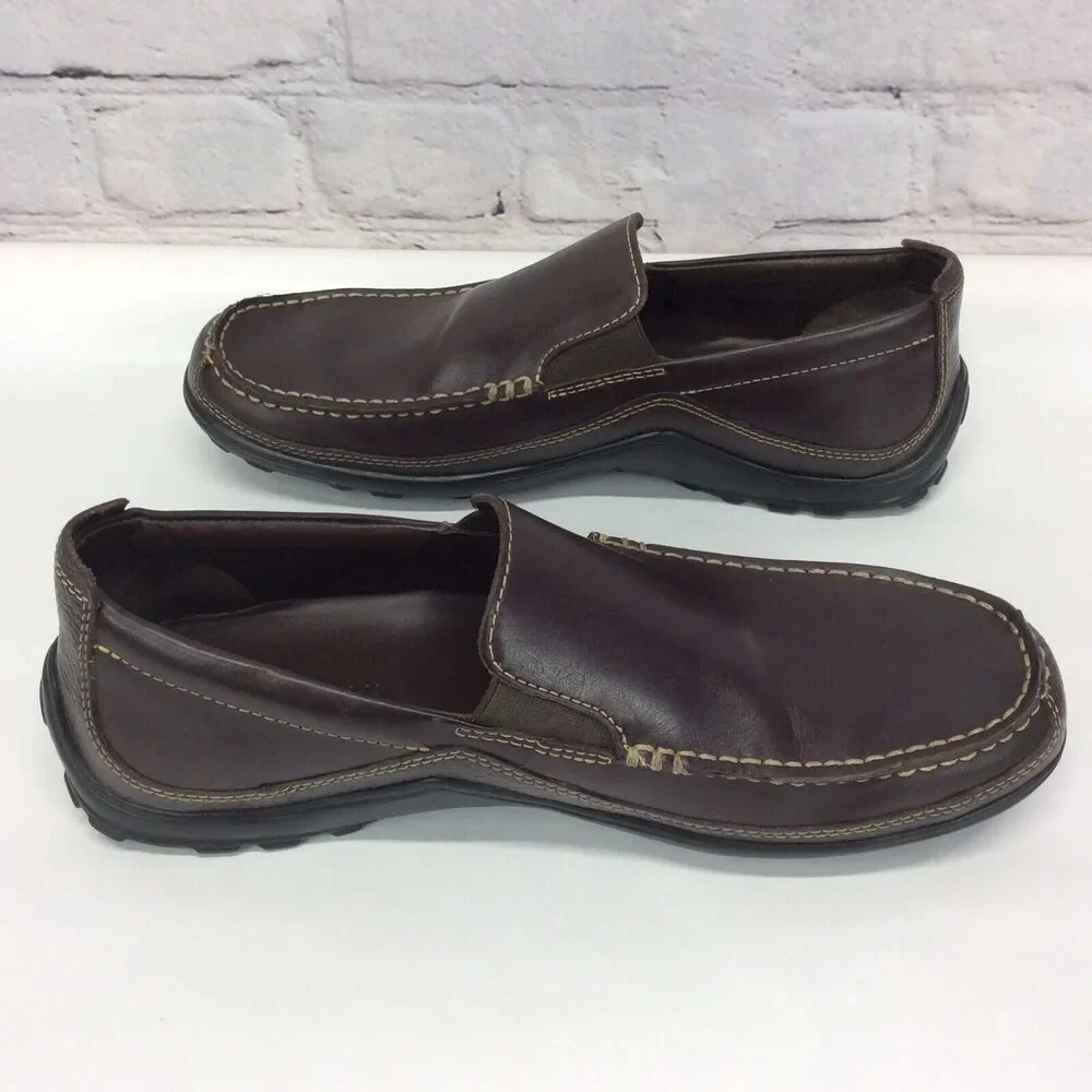 Cole Haan Loafer Men’s Size 8.5 Tucker Venetian Brown Leather Slip On Casual